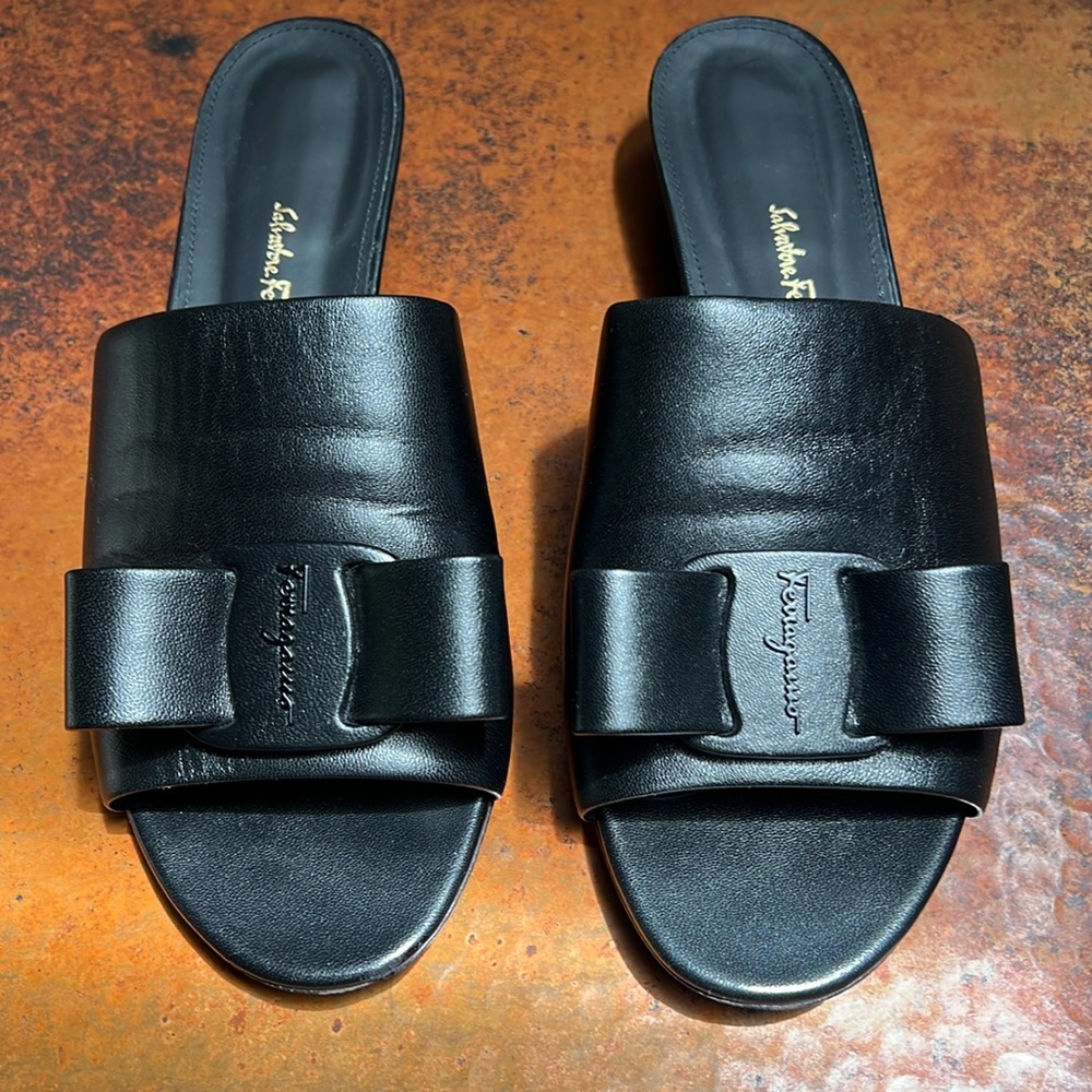 Salvatore Ferragamo slip on sandals